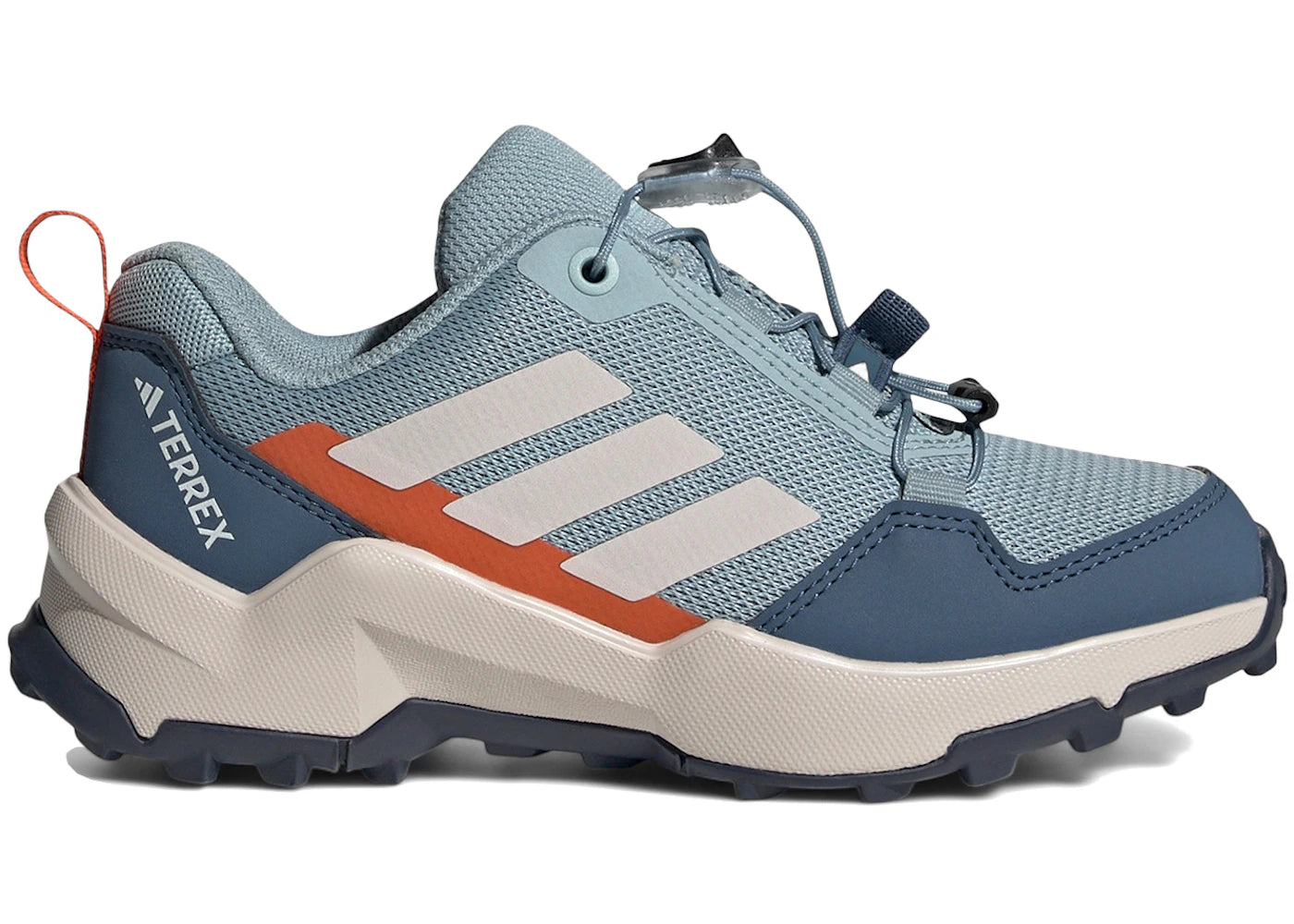 adidas Terrex Ax4S Speed Lacing Magic Grey Putty Mauve Semi Impact Orange (GS)