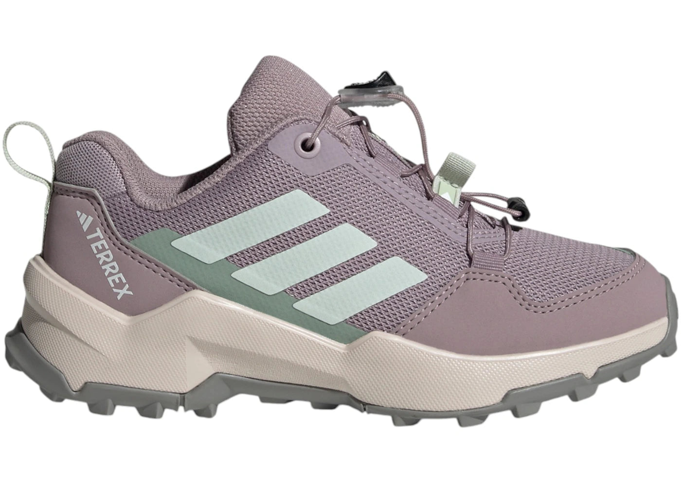 adidas Terrex Ax4S Speed Lacing Preloved Fig Linen Green Silver Green (GS)