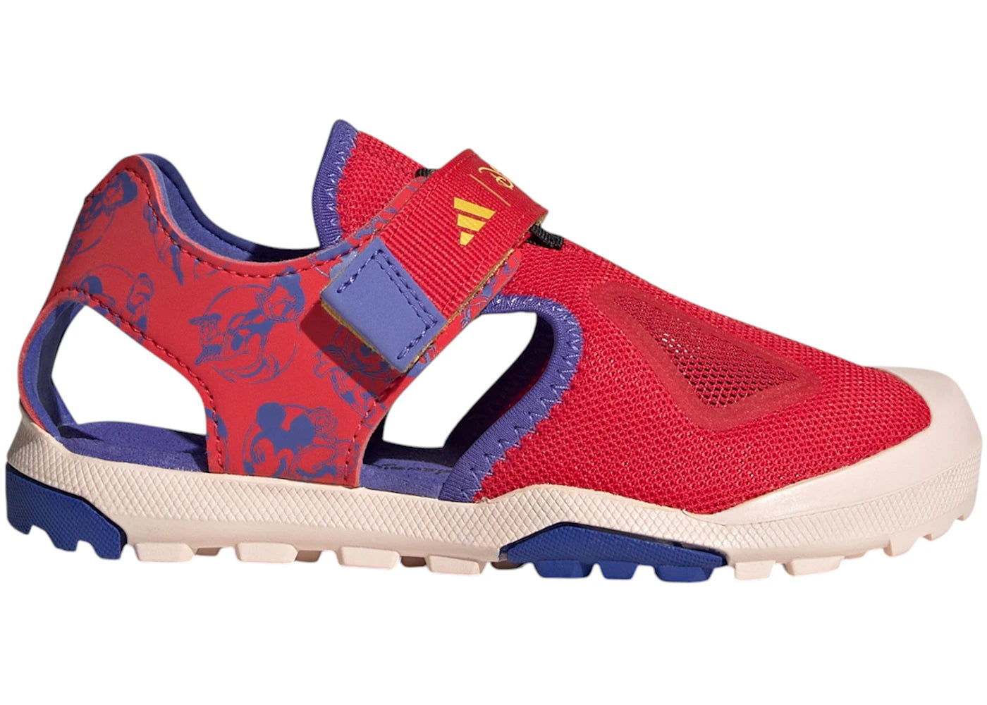 adidas Terrex Captain Toey 2.0 Sandals Disney Mickey Pure Ruby Violet Tone Semi Cobalt Blue (GS)