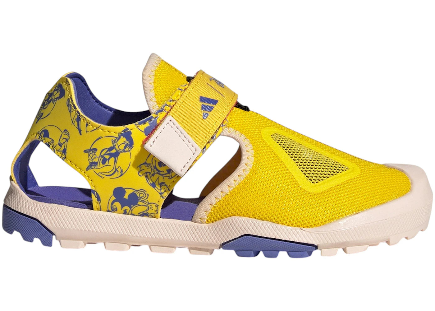 adidas Terrex Captain Toey 2.0 Sandals Disney Mickey Yellow Violet Tone Semi Cobalt Blue (GS)