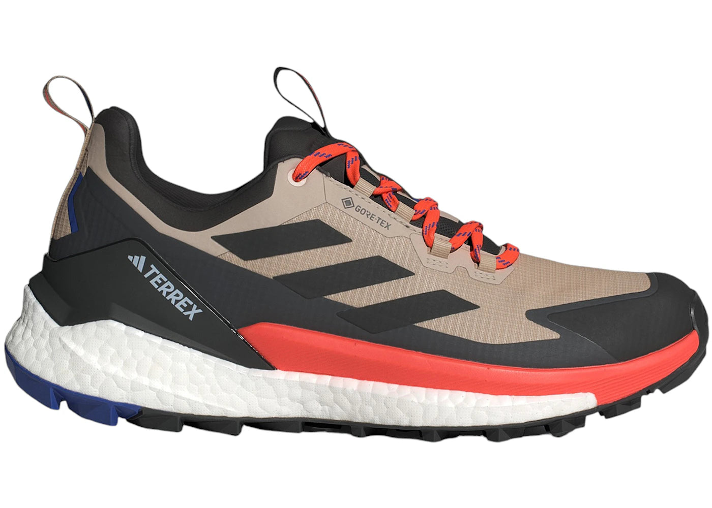 adidas Terrex Free Hiker 2.0 Low Gore-Tex Wonder Beige Black Semi Impact Orange