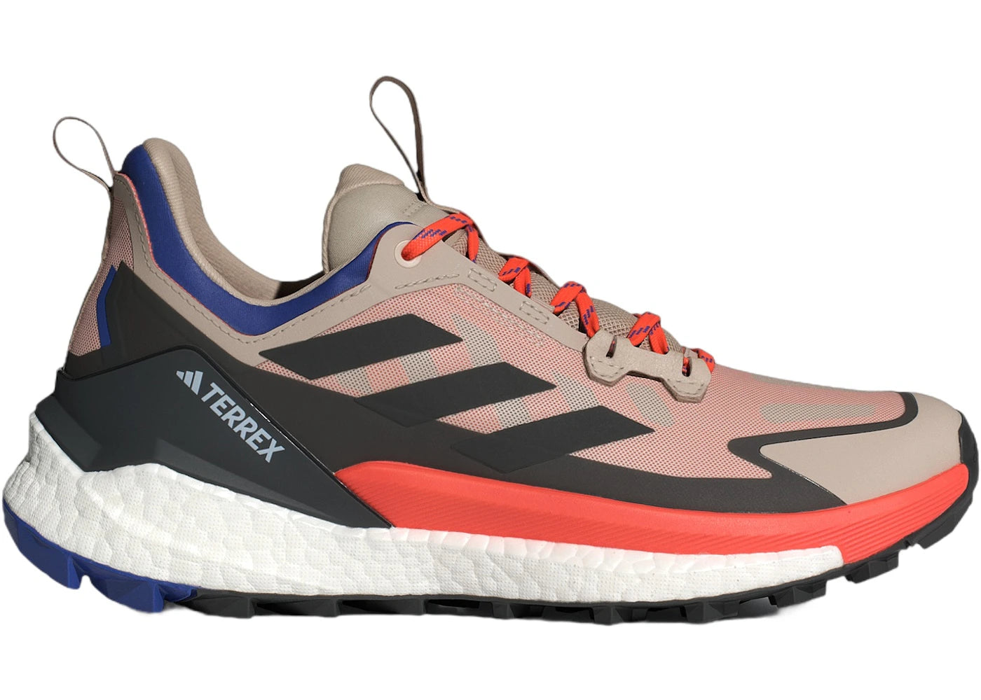 adidas Terrex Free Hiker 2.0 Low Wonder Beige Black Semi Impact Orange Purple