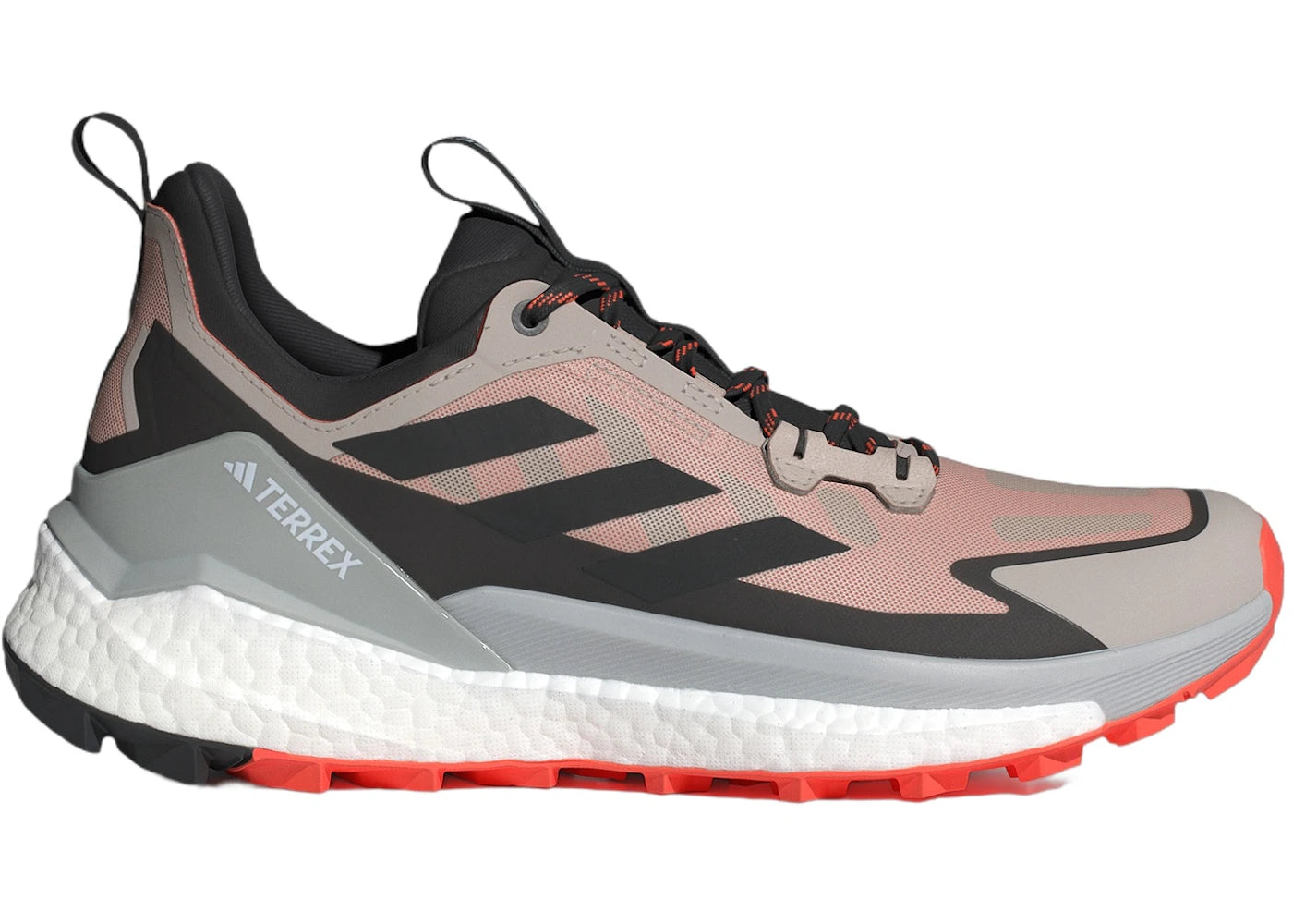 adidas Terrex Free Hiker 2.0 Low Wonder Beige Core Black Semi Impact Orange