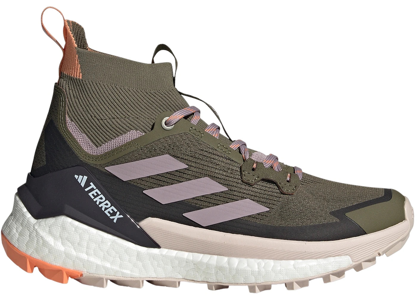 adidas Terrex Free Hiker 2.0 Olive Strata Preloved Fig Amber Tint (Women's)