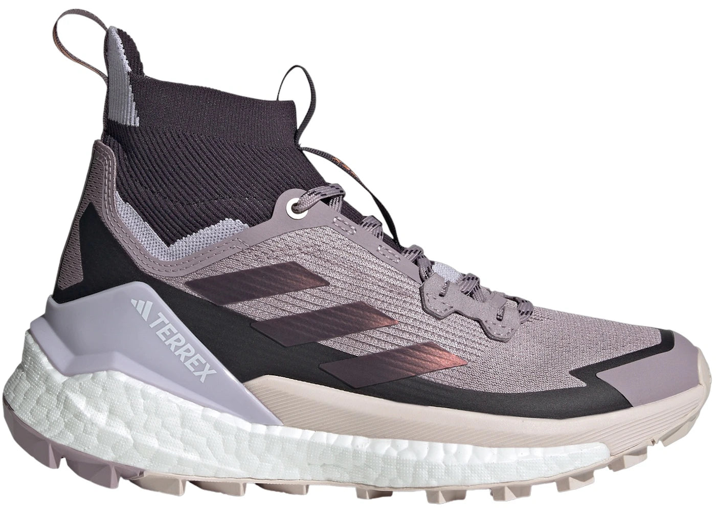 adidas Terrex Free Hiker 2.0 Preloved Fig Aurora Black Silver Dawn (Women's)