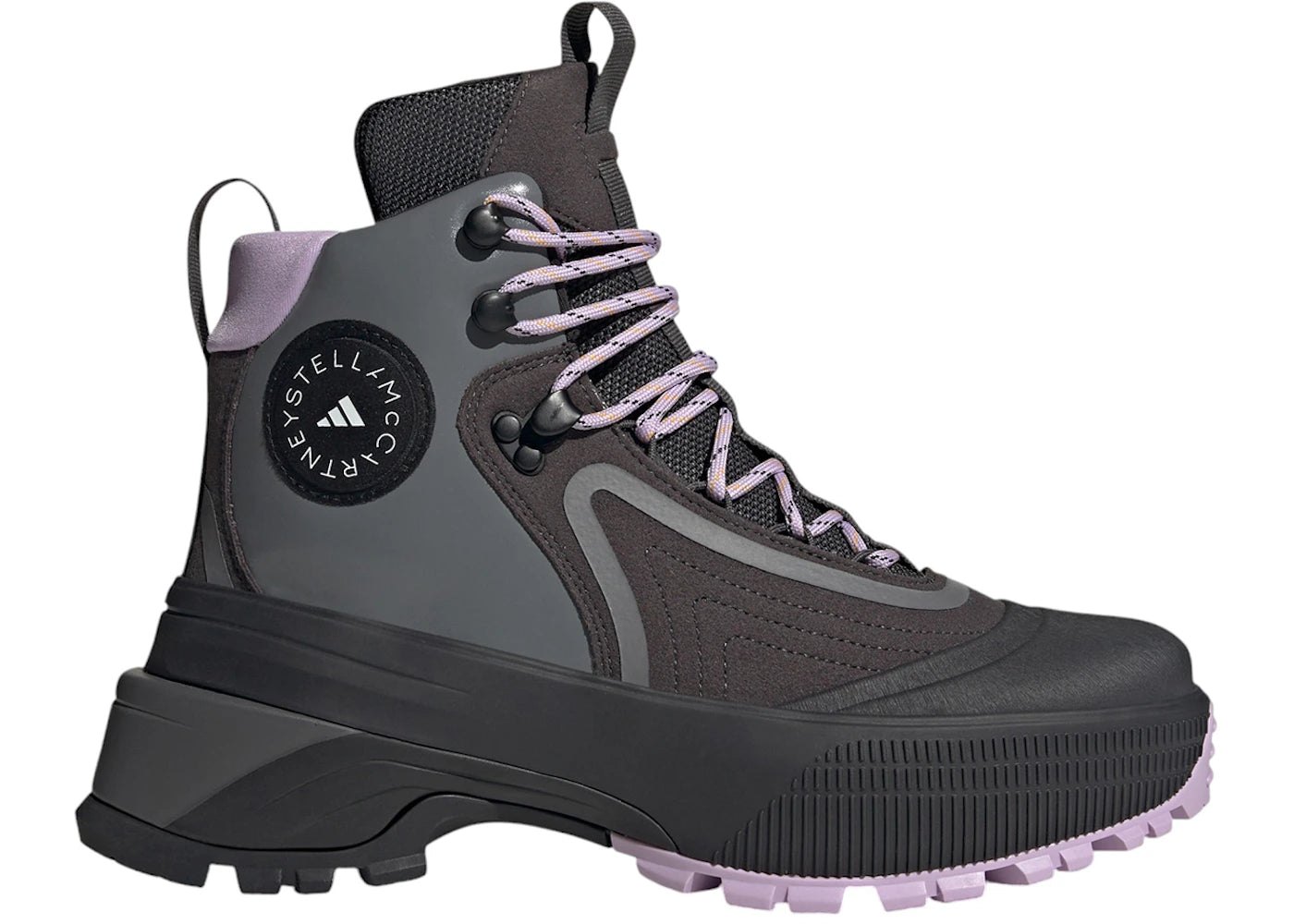 adidas Terrex Hiking Boots by Stella McCartney Black Purple Glow