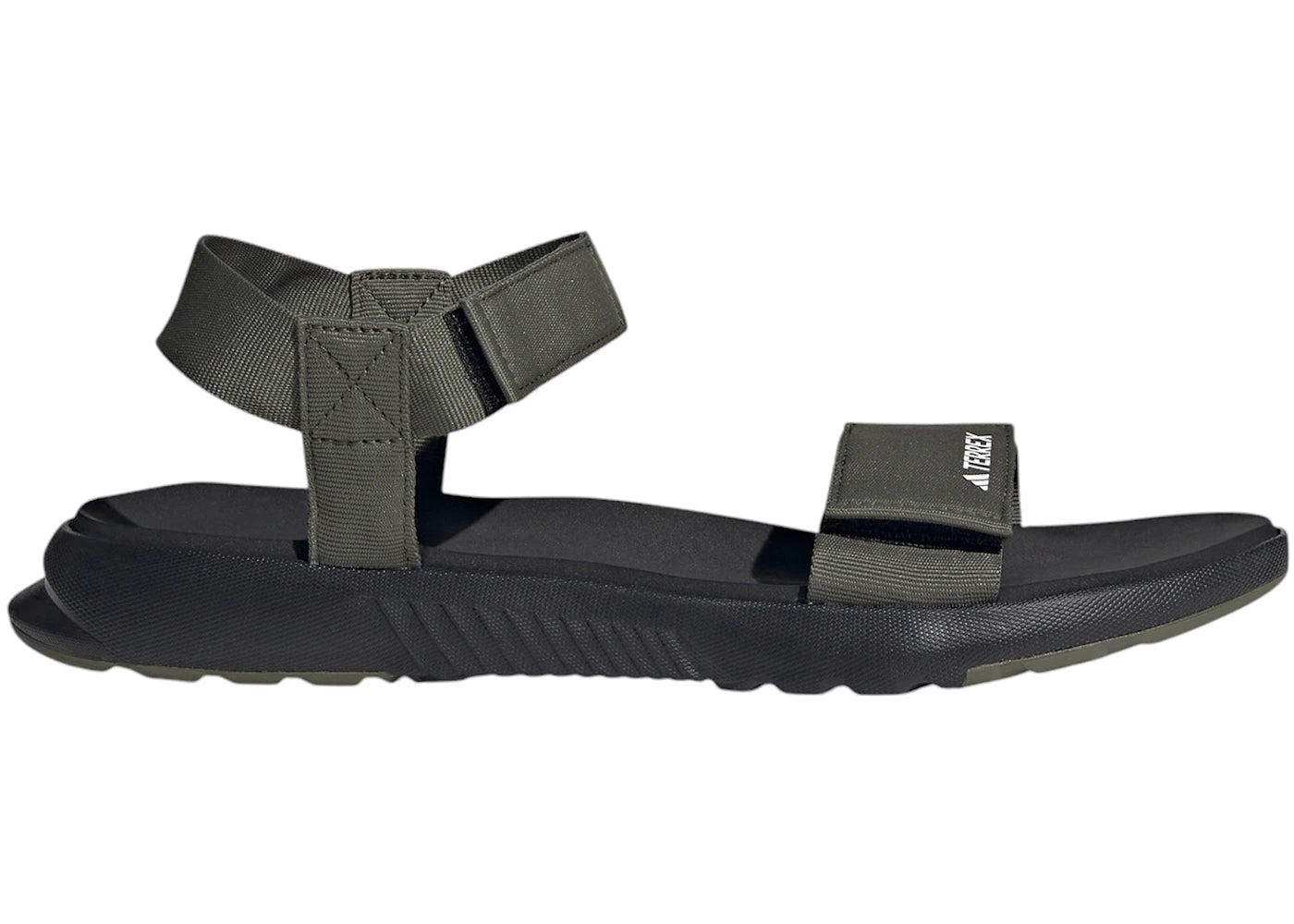 adidas Terrex Hydroterra Light Sandals Core Black Olive Strata Cloud White