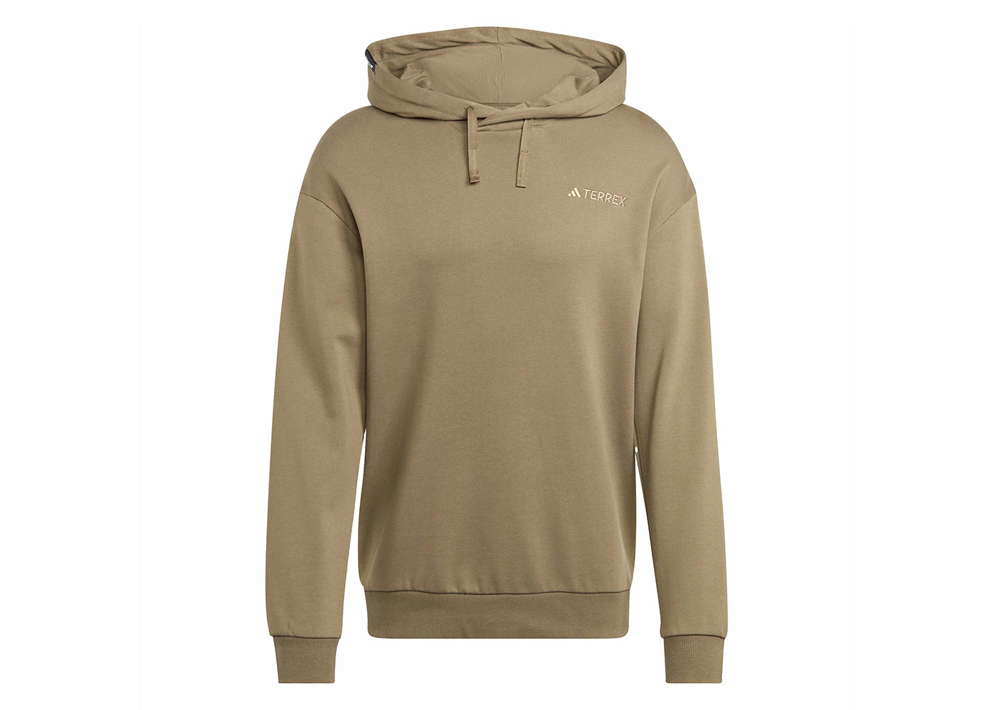 adidas Terrex Logo Hoodie Olive Strata