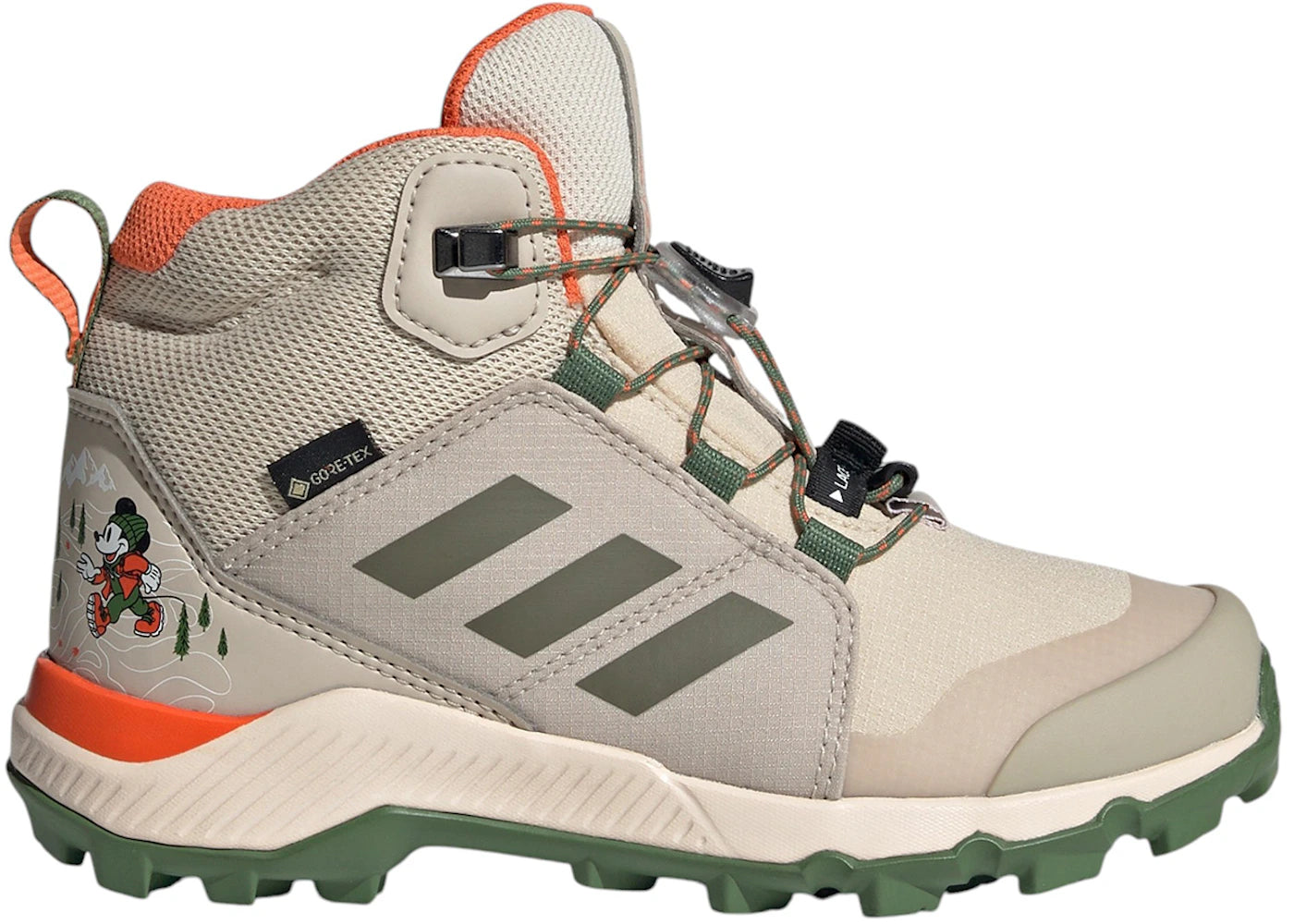 adidas Terrex Mid Gore-Tex Disney Wonder Beige Olive Strata Impact Orange (GS)