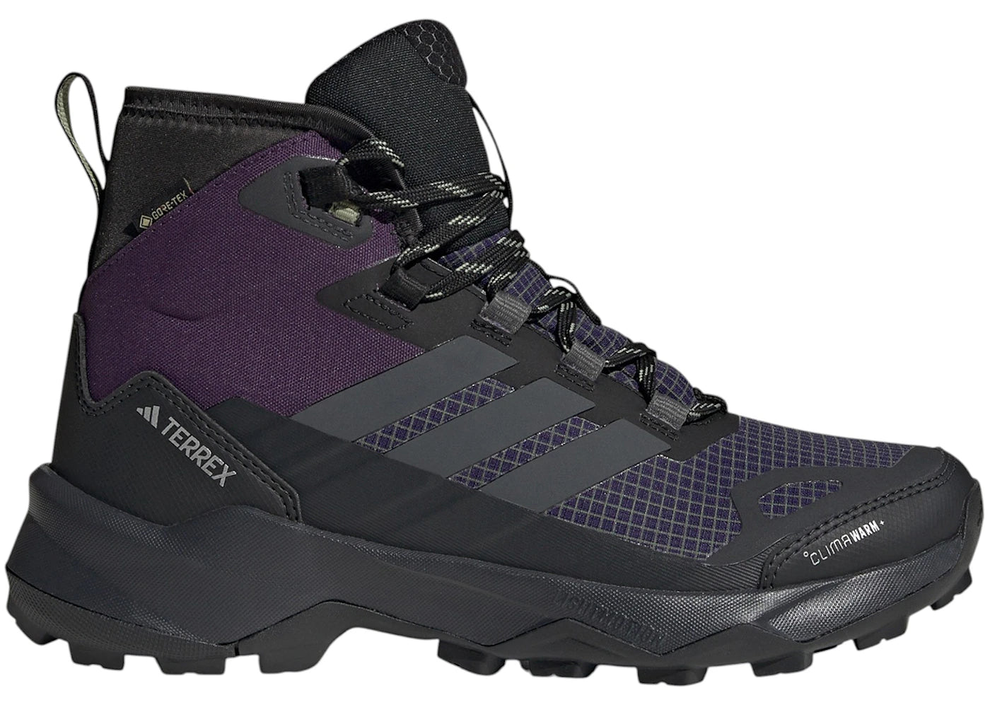 adidas Terrex Skychaser AX5 Mid Gore-Tex Climawarm+ Aurora Plum Grey Tent Green (Women's)