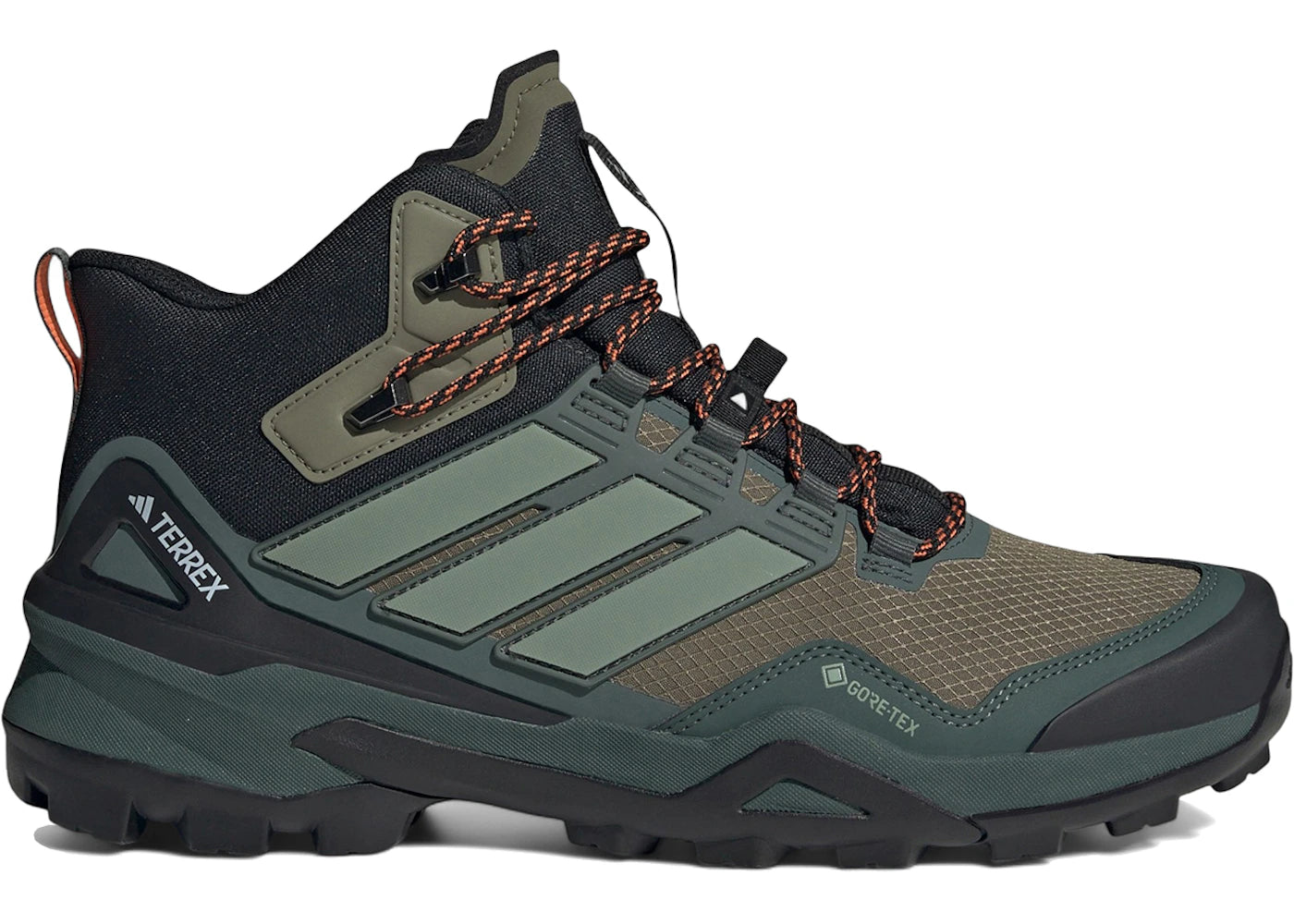 adidas Terrex Skychaser Mid Gore-Tex Olive Strata Silver Green Core Black