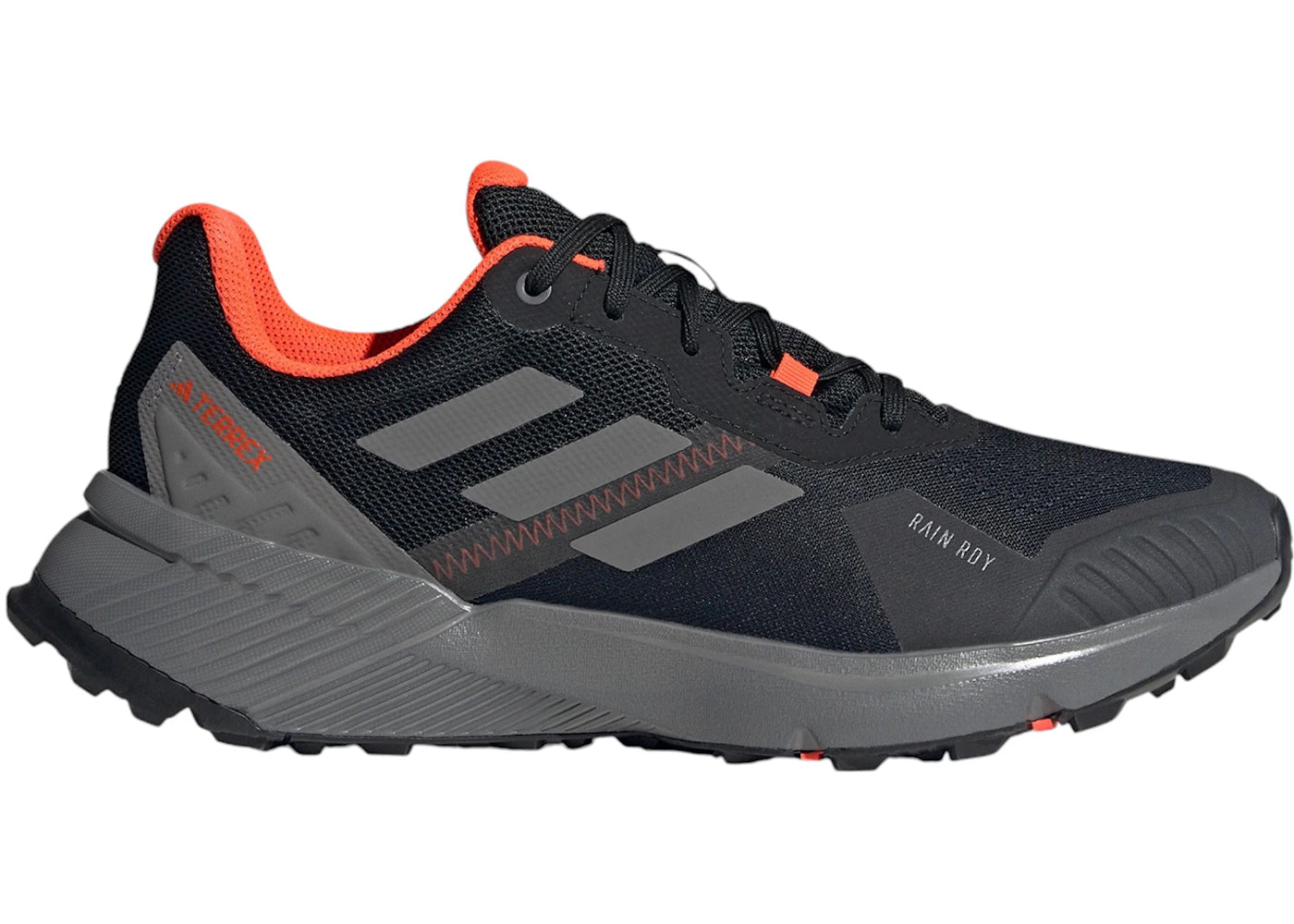 adidas Terrex Soulstride Rain.RDY Trail Core Black Grey Four Solar Red