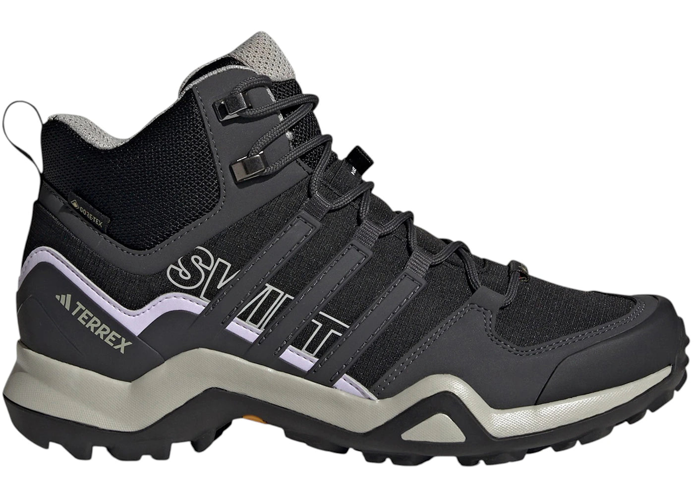 adidas Terrex Swift R2 Mid Gore-Tex Black Grey Purple Tint (Women's)