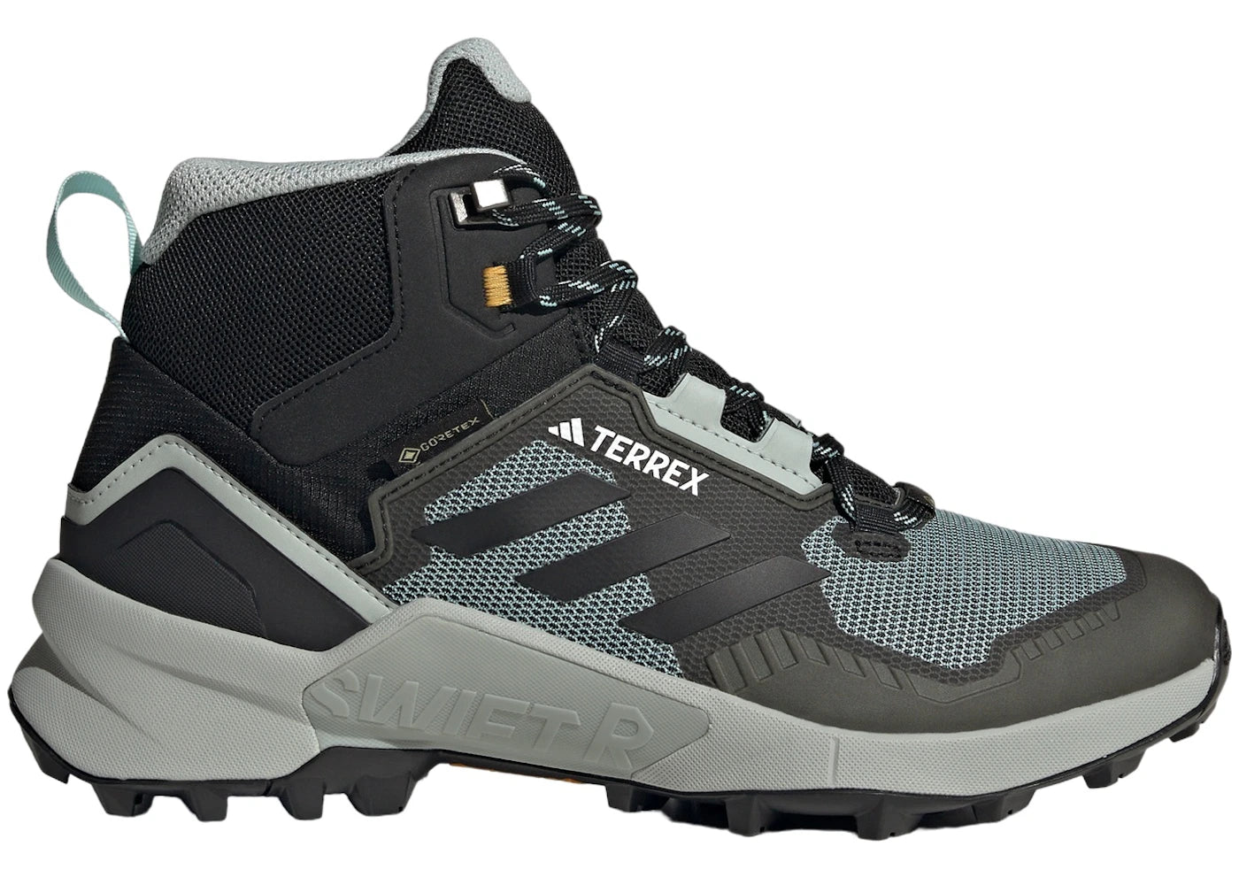 adidas Terrex Swift R3 Mid Gore-Tex Semi Flash Aqua Core Black Wonder Beige (Women's)