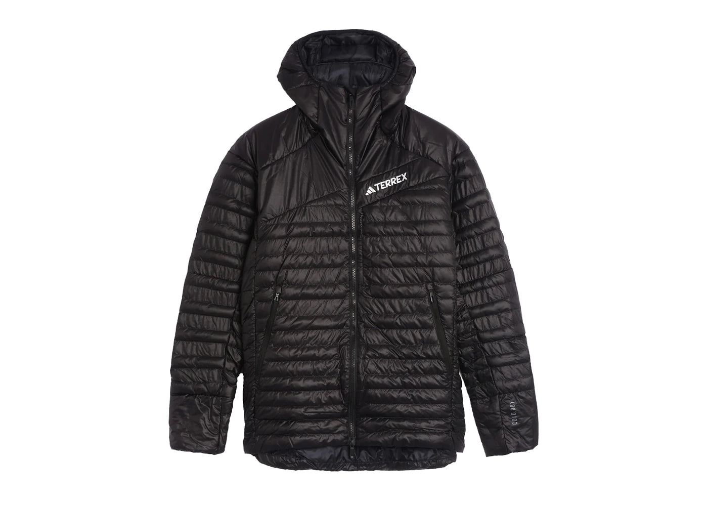 adidas Terrex Techrock Down Hooded Jacket Black