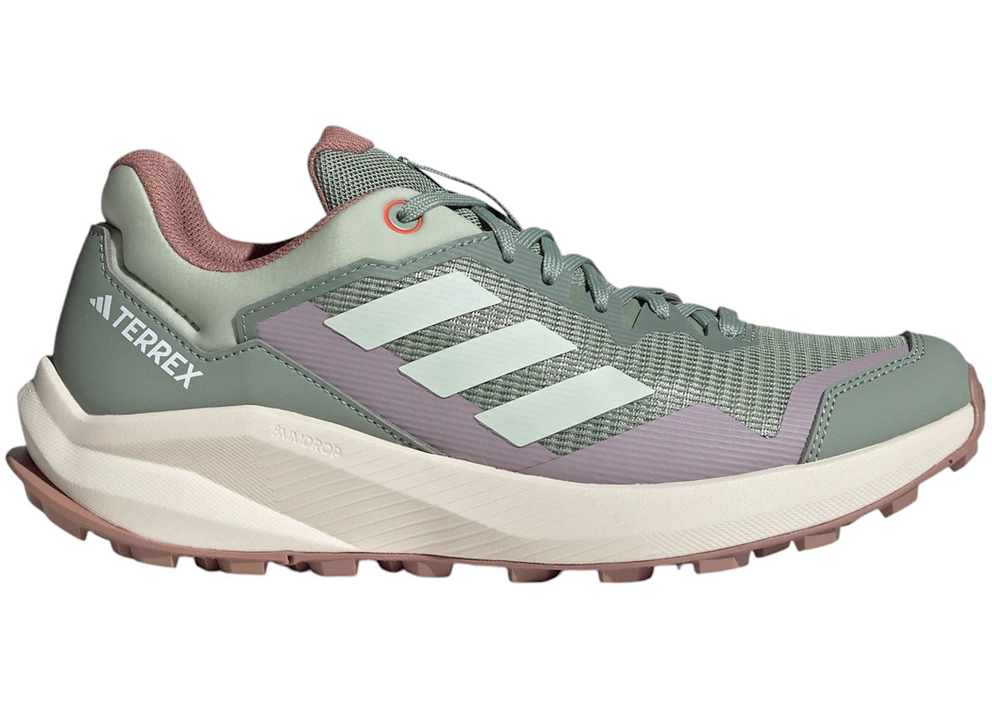 adidas Terrex Trail Rider Trail Silver Green Linen Green Warm Clay (Women's)