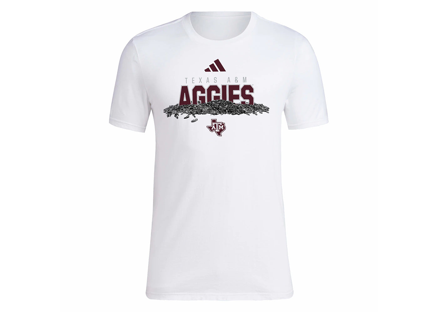 adidas Texas A&M Bowl Tee White