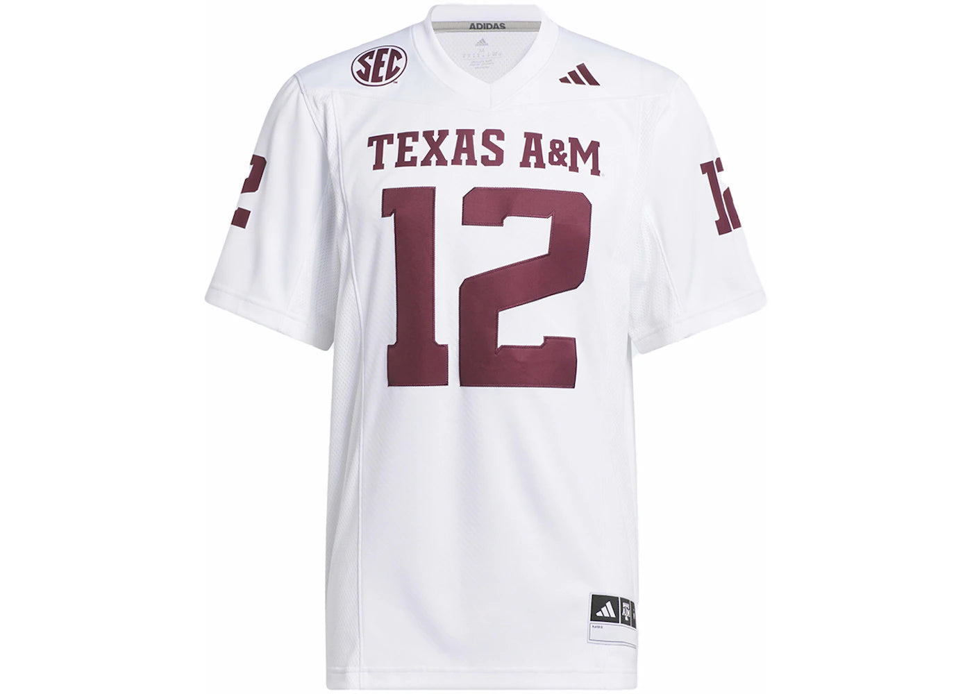 adidas Texas A&M Football Off-Field Away Jersey White