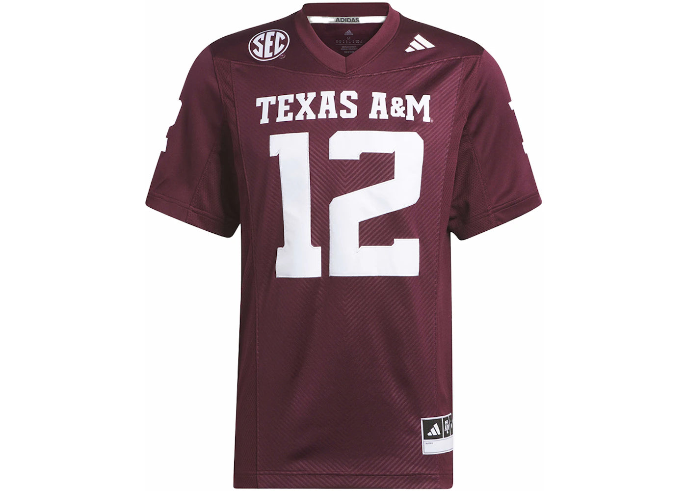 adidas Texas A&M Football Off-Field Home Jersey Team Maroon