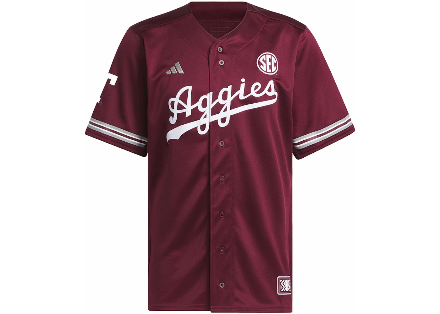 adidas Texas A&M Reverse Retro Replica Baseball Jersey Team Maroon