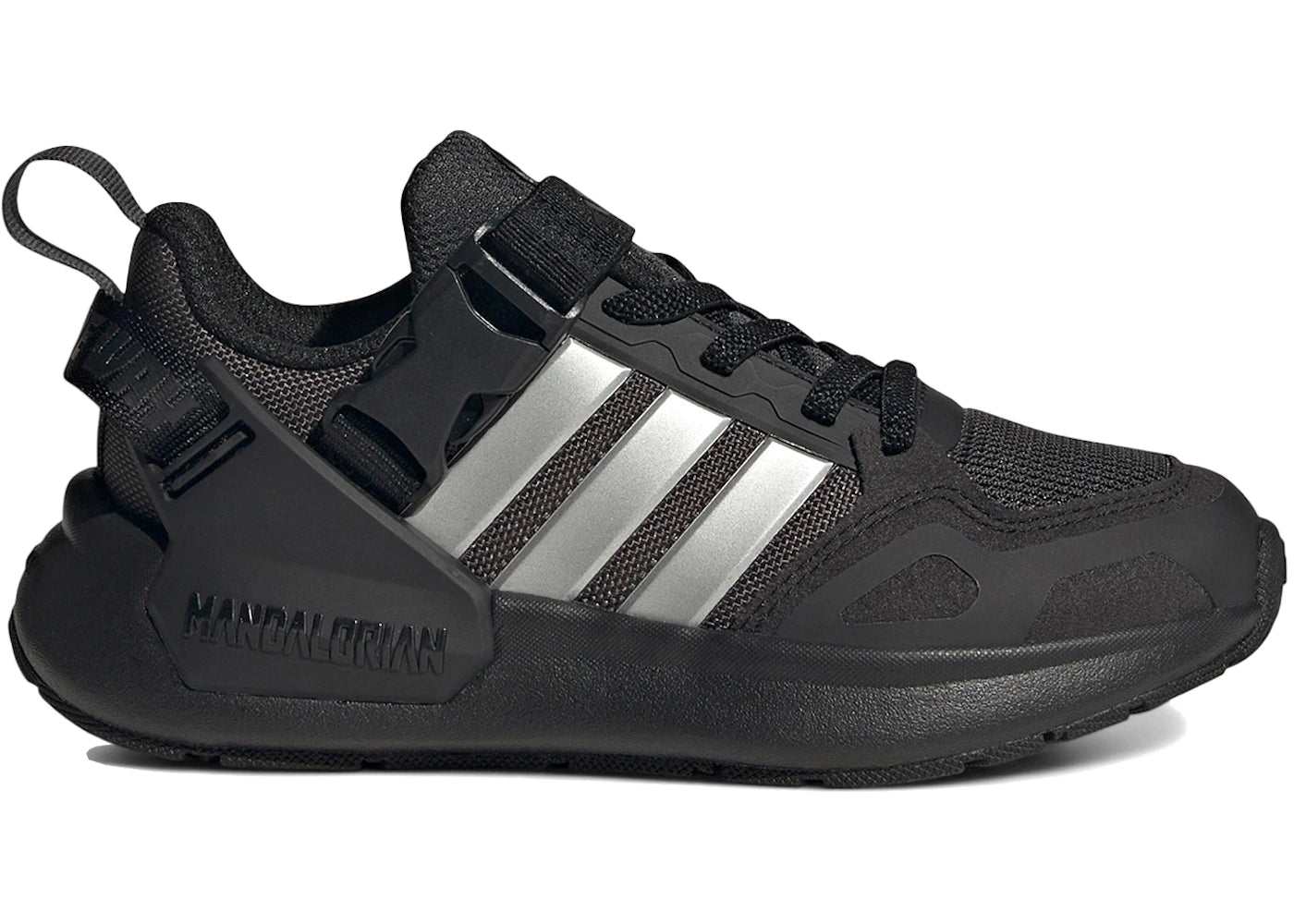 adidas The Mandalorian Runner Star Wars Carbon Silver Metallic Core Black (GS)