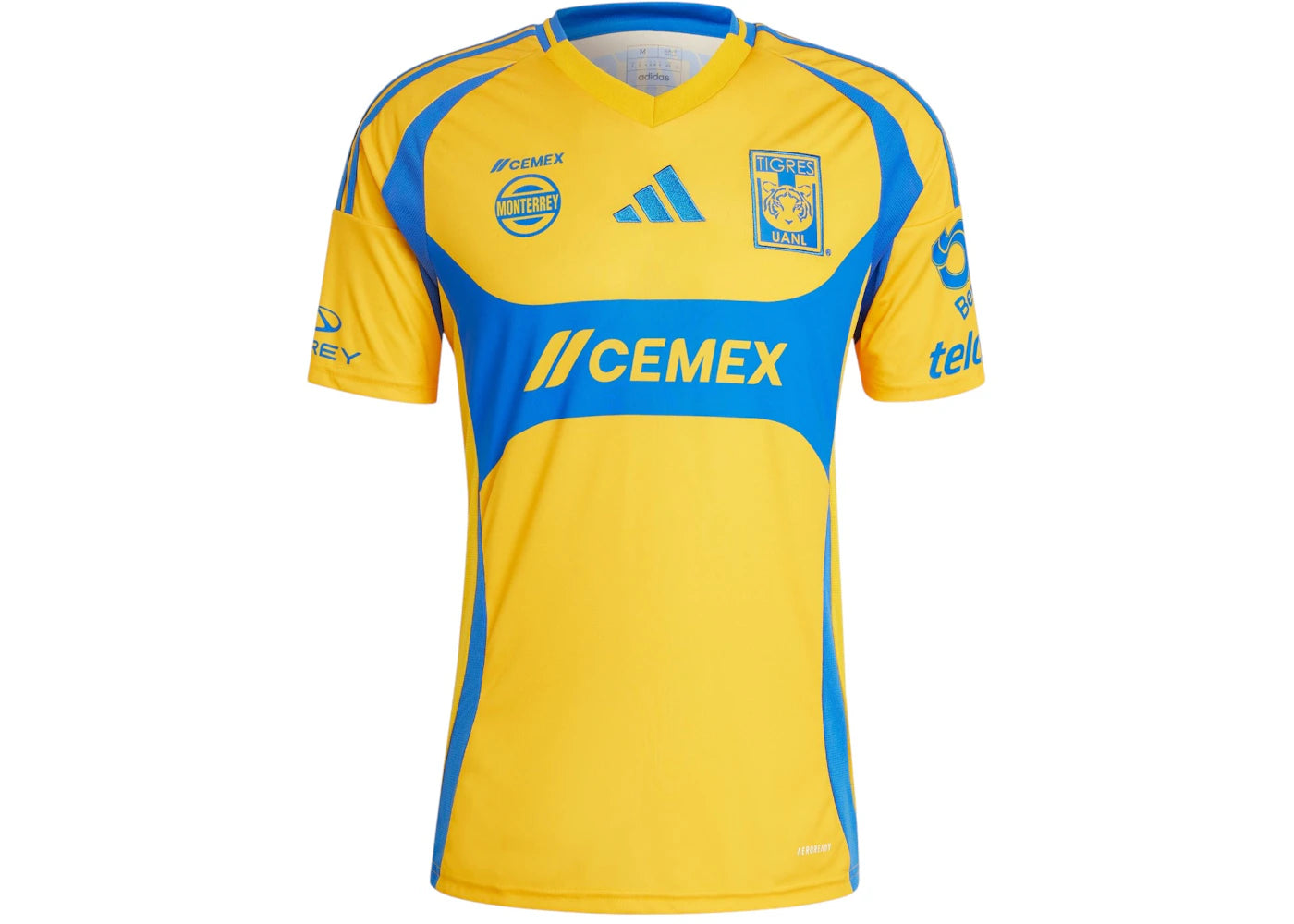 adidas Tigres Uanl 24/25 Home Jersey Team Colleg Gold 2