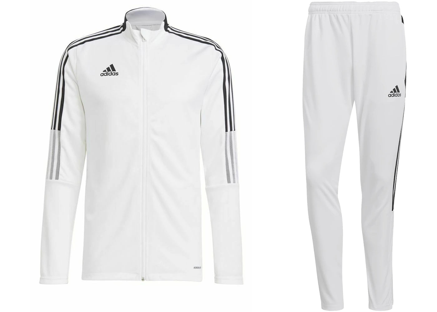 adidas Tiro 21 Track Jacket & Pant Set White