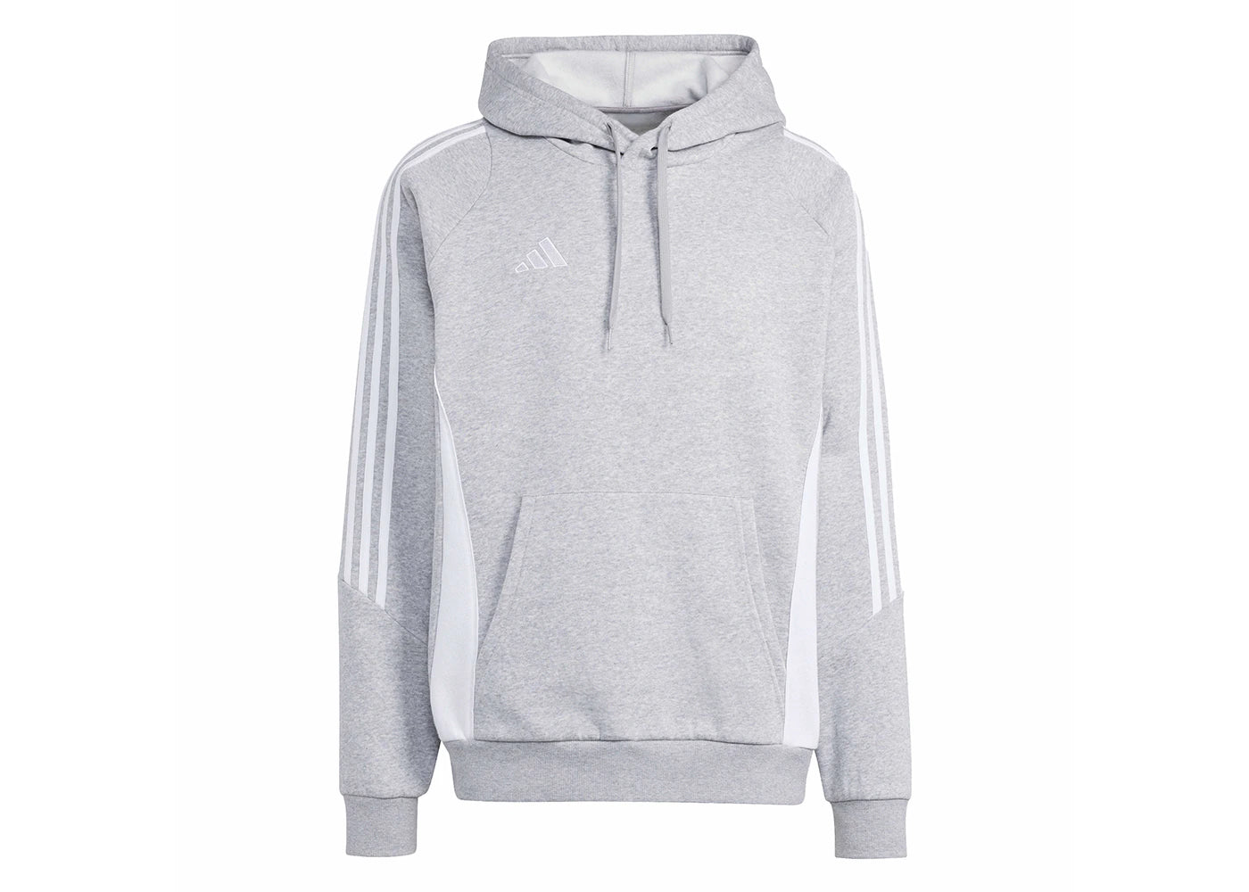 adidas Tiro 24 Sweat Hoodie Medium Grey Heather/White