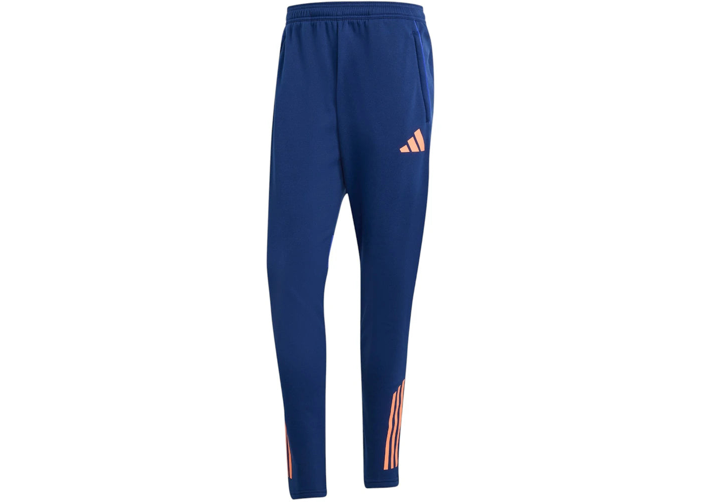 adidas Tiro 25 Competition Winterized Tracksuit Pants Dark Blue Beam Orange