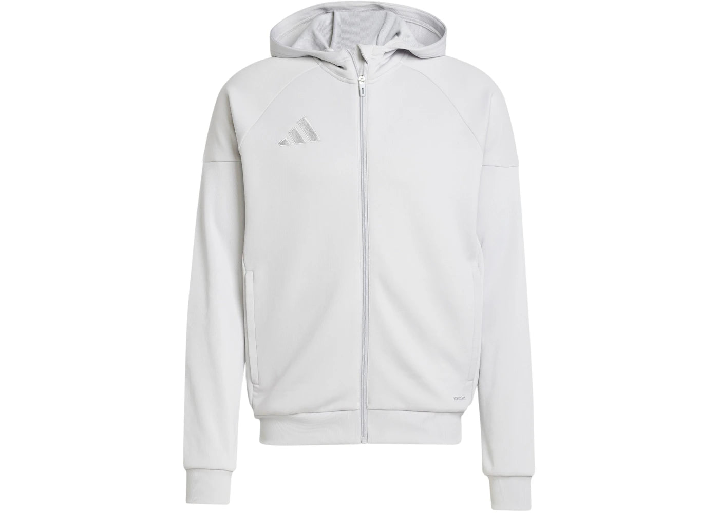 adidas Tiro 25 Full-Zip Hoodie Team Light Grey