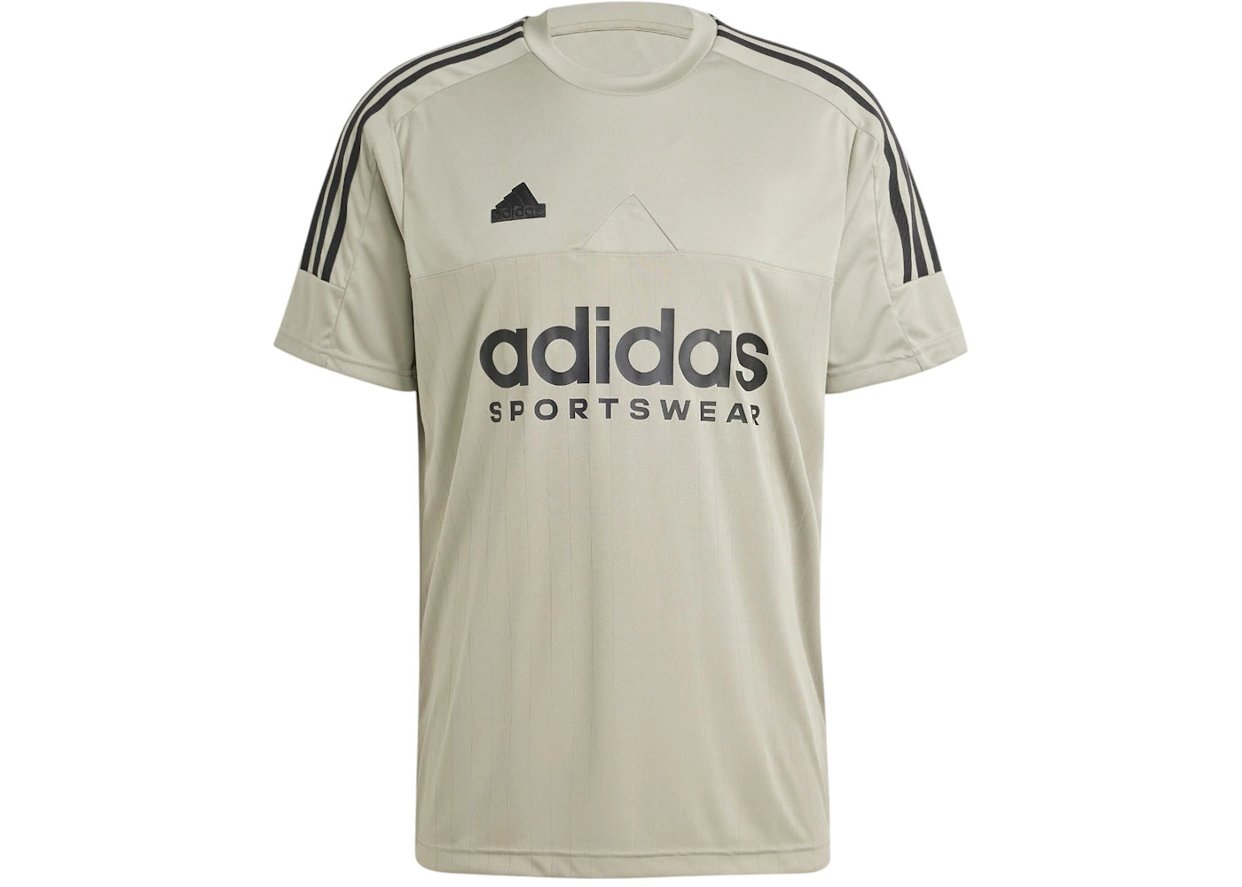 adidas Tiro T-Shirt Silver Pebble/Black