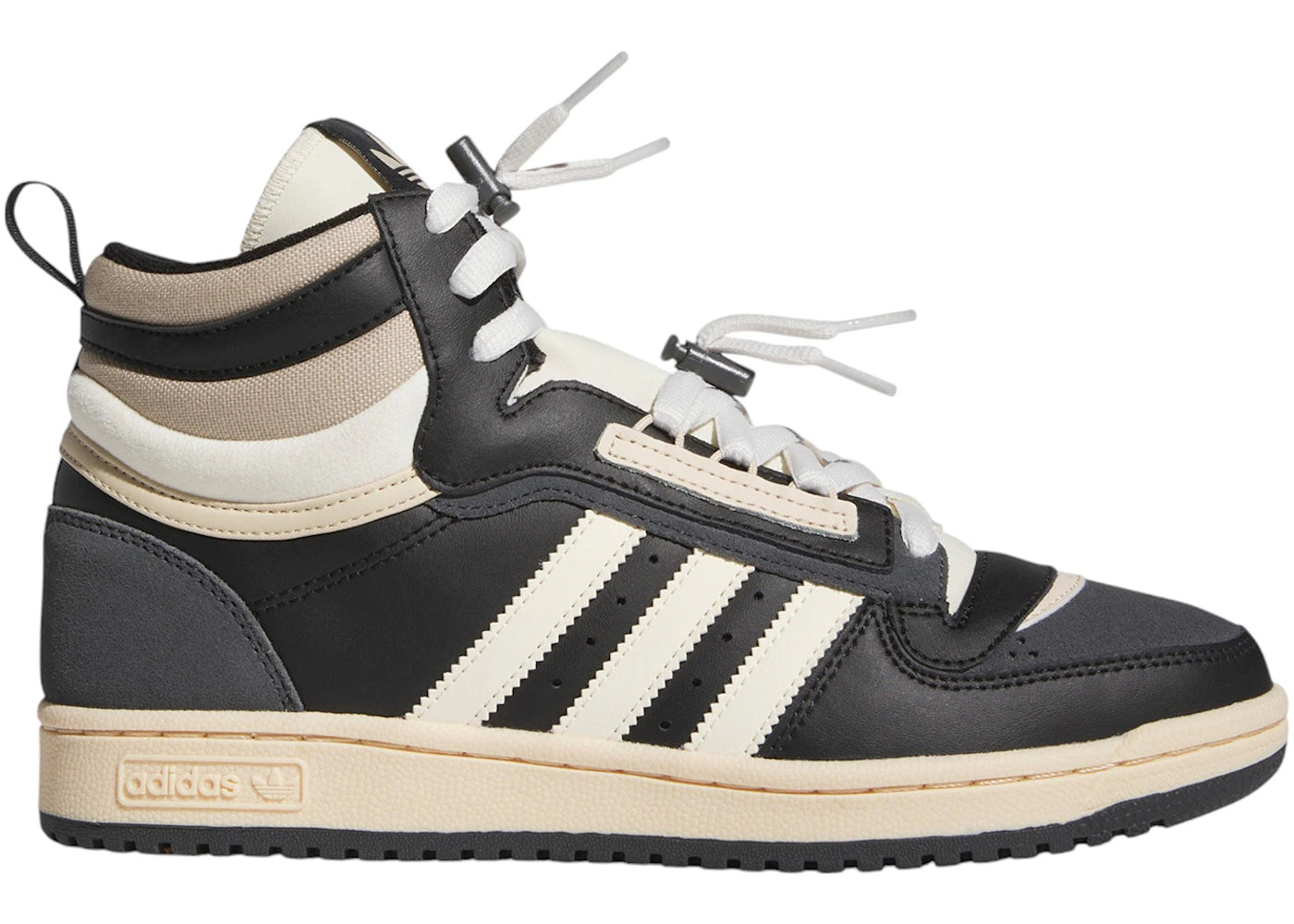 adidas Top Ten LP Core Black Cream White Wonder Beige