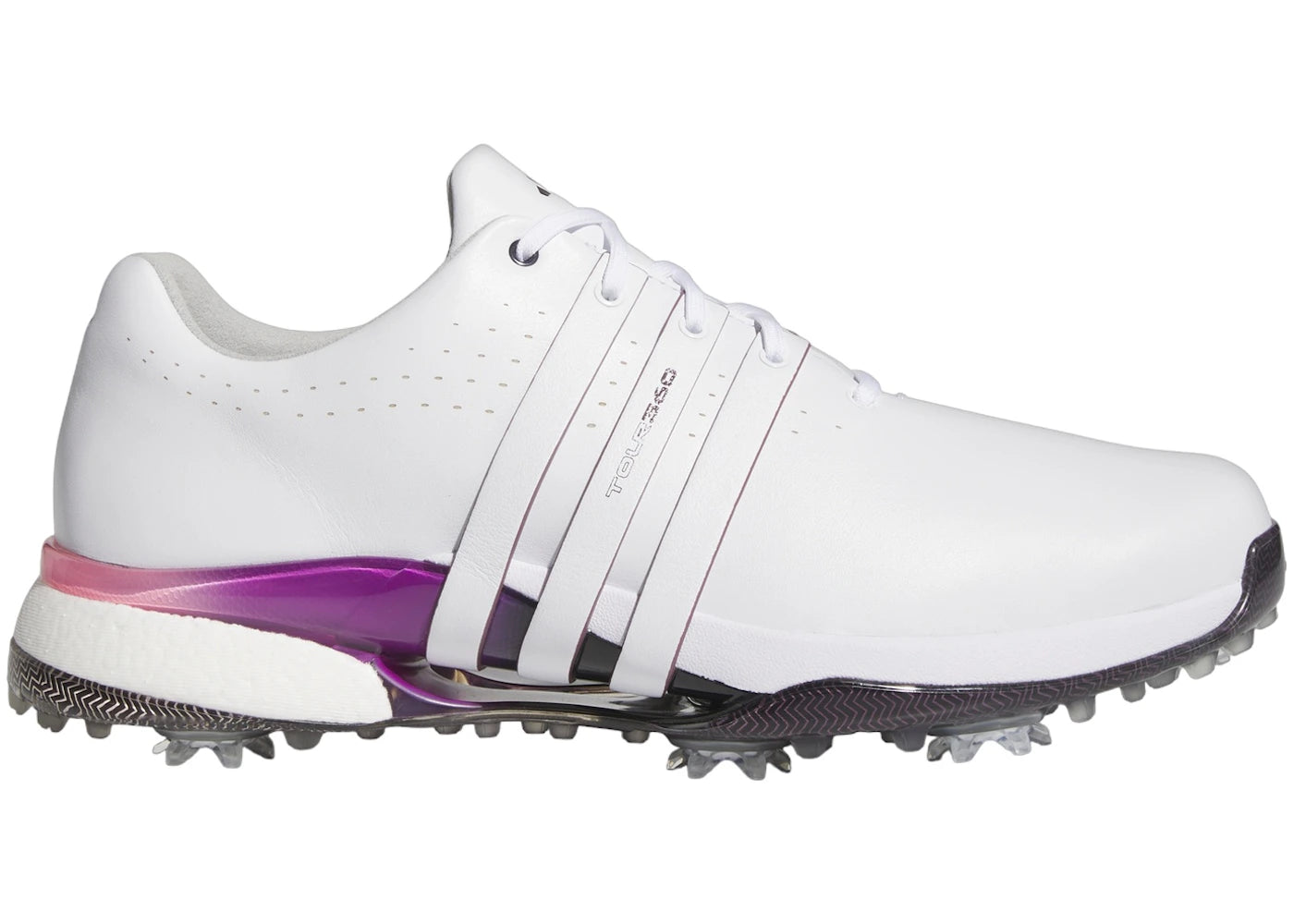 adidas Tour360 24 Golf Cloud White Shadow Fig Aurora Black