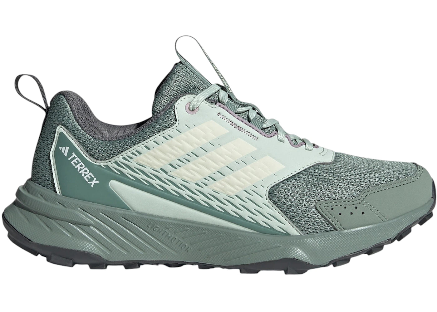 adidas Tracefinder Trail Silver Green Off White Preloved Fig (Women's)