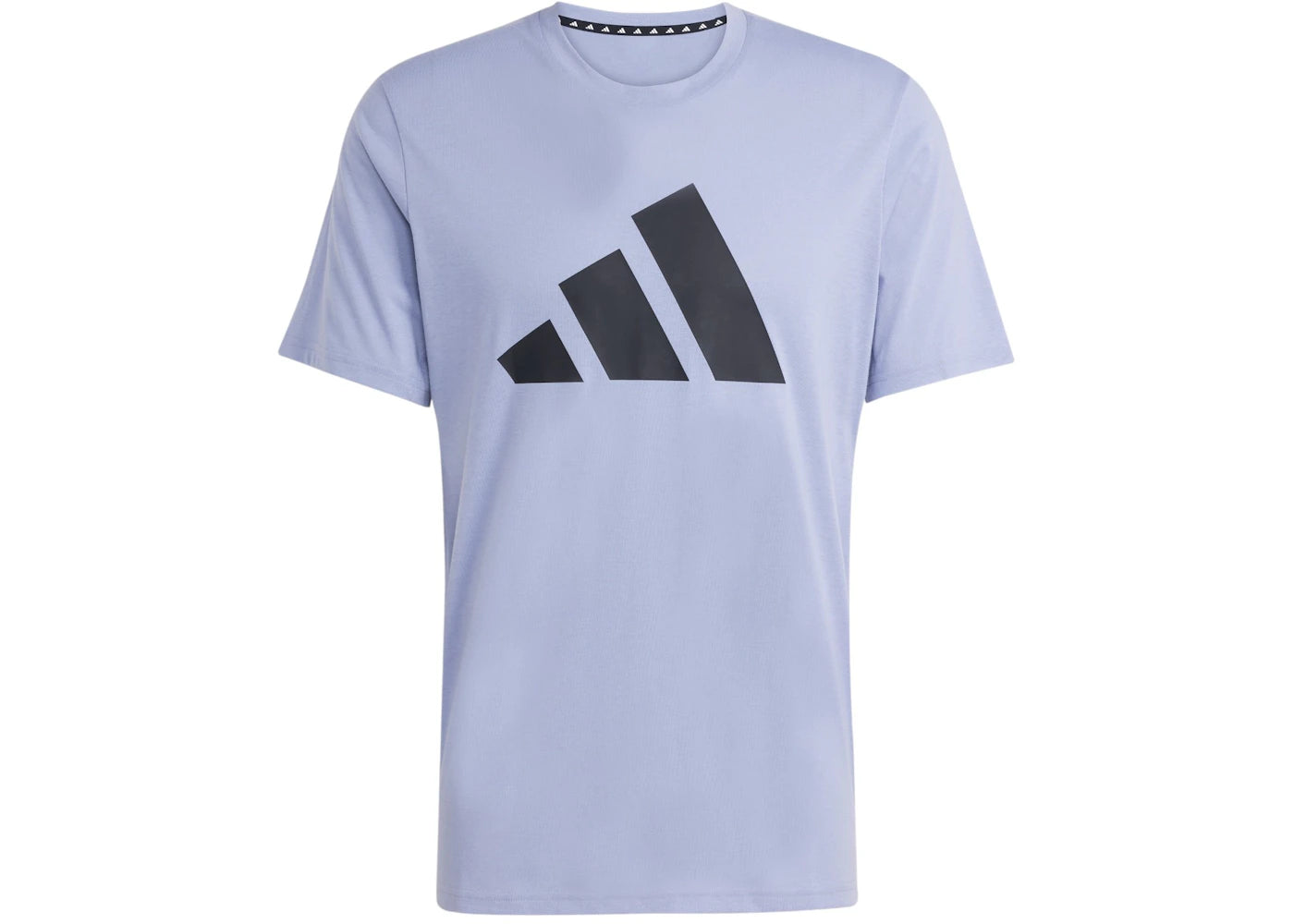 adidas Train Essentials Feelready Logo T-Shirt Silver Violet/Black