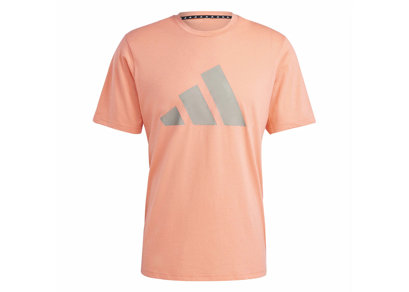 adidas Train Essentials Feelready Logo Training Tee Coral Fusion/Silver Pebble