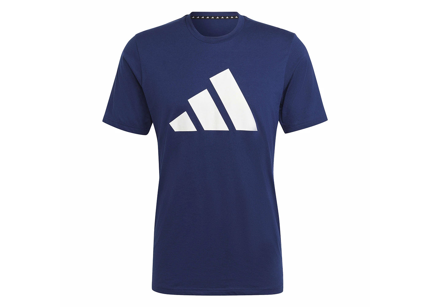 adidas Train Essentials Feelready Logo Training Tee Dark Blue/White