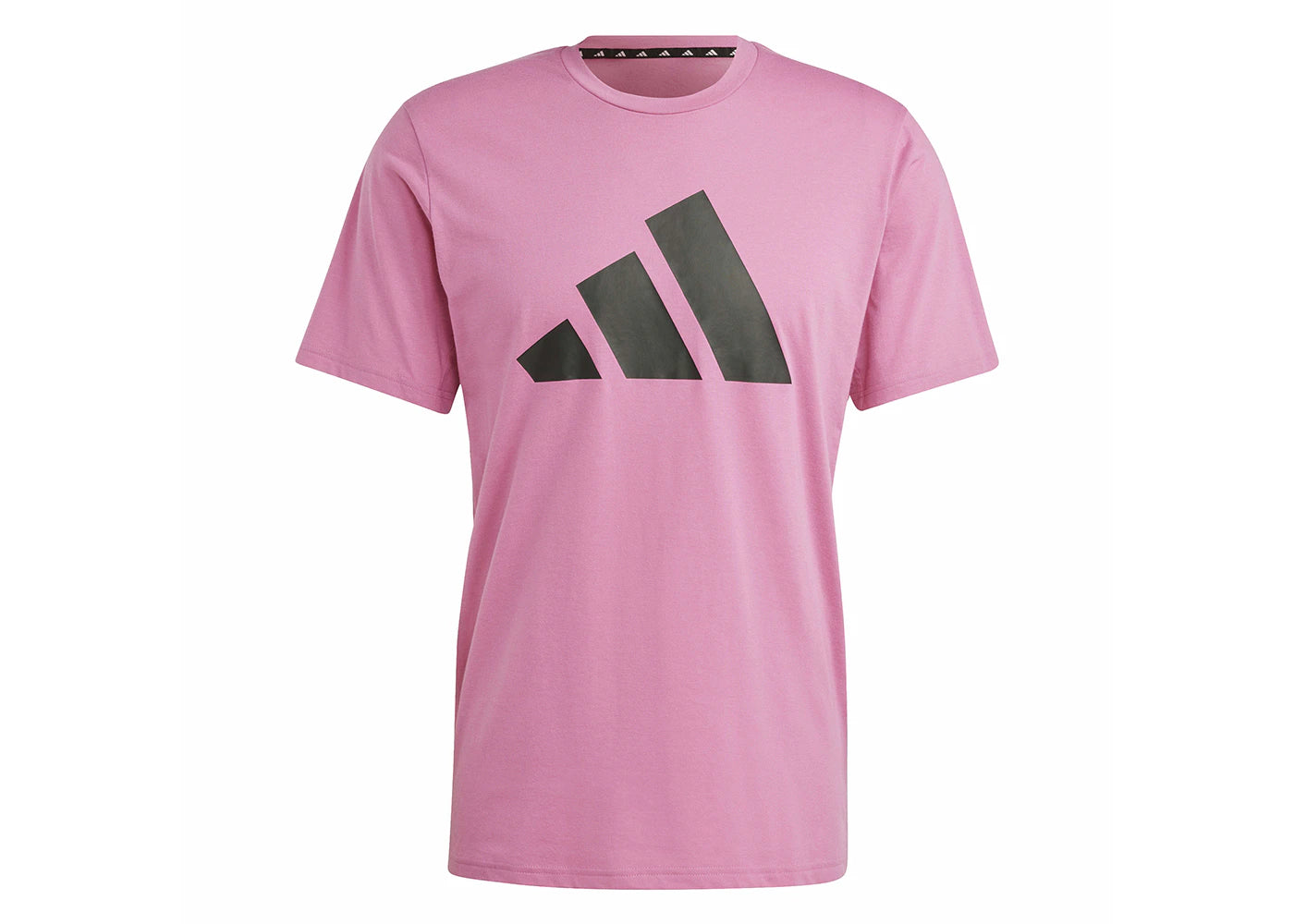 adidas Train Essentials Feelready Logo Training Tee Preloved Fuchsia/Black