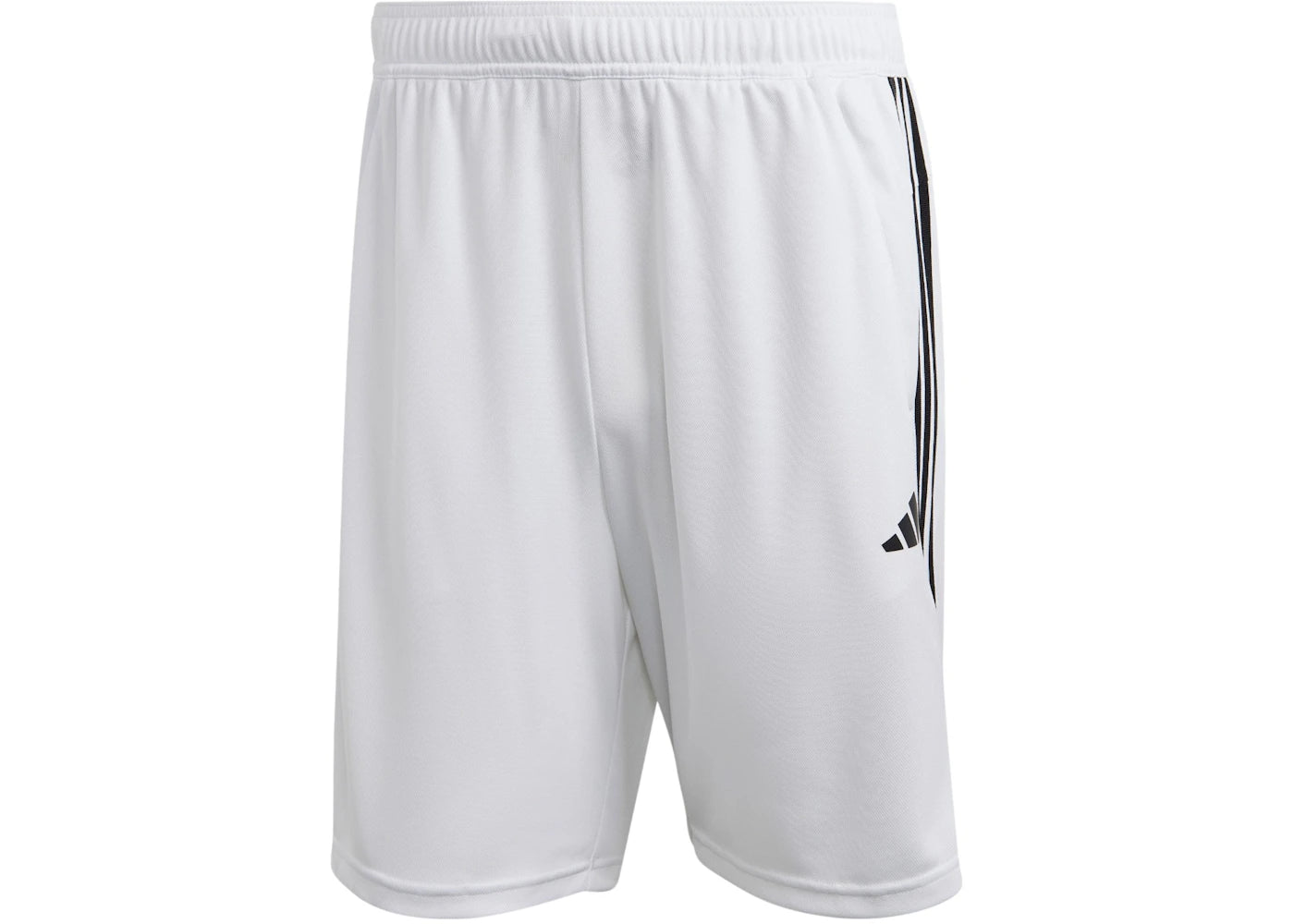 adidas Train Essentials Pique 3-Stripes Shorts White/Black