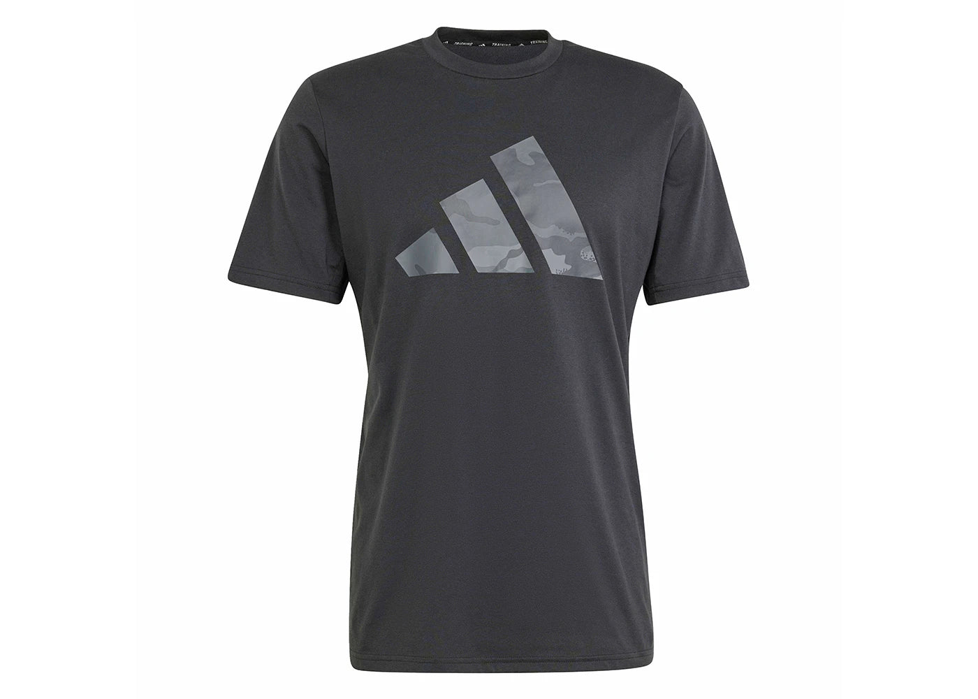 adidas Train Essentials Seasonal Brand Love Camo Tee Black/Olive Strata