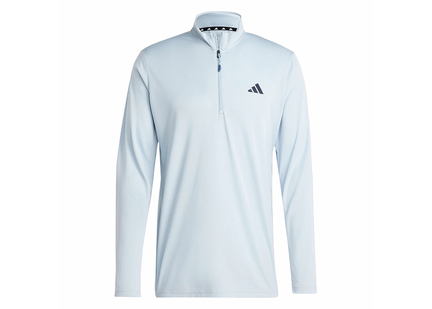 adidas Train Essentials Seasonal Training 1/4-Zip Long Sleeve Tee Wonder Blue/Legend Ink