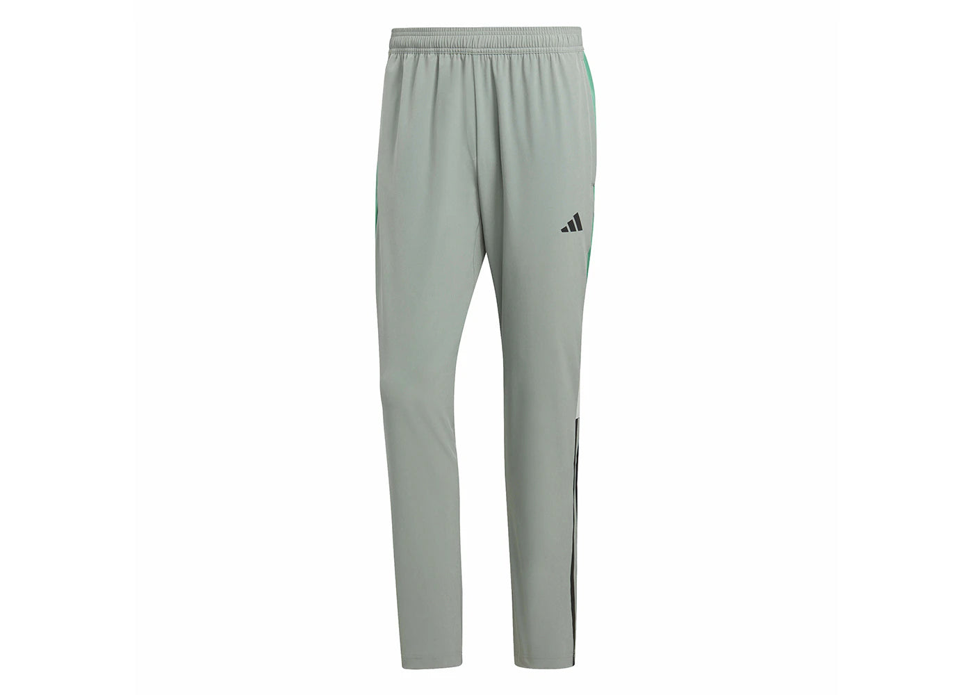 adidas Training Colorblock 3-Stripes Pants Silver Green