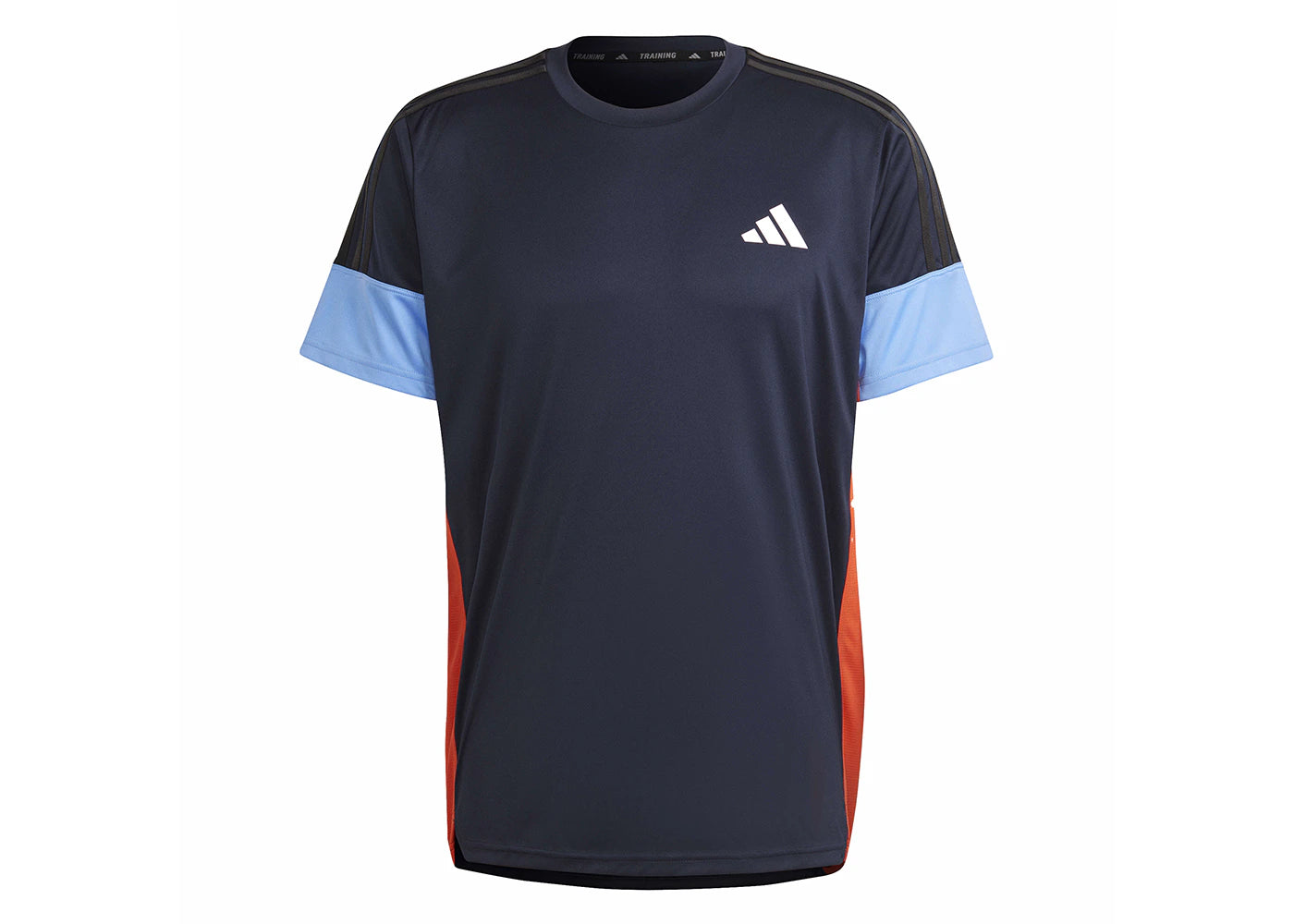 adidas Training Colorblock 3-Stripes Tee Legend Ink