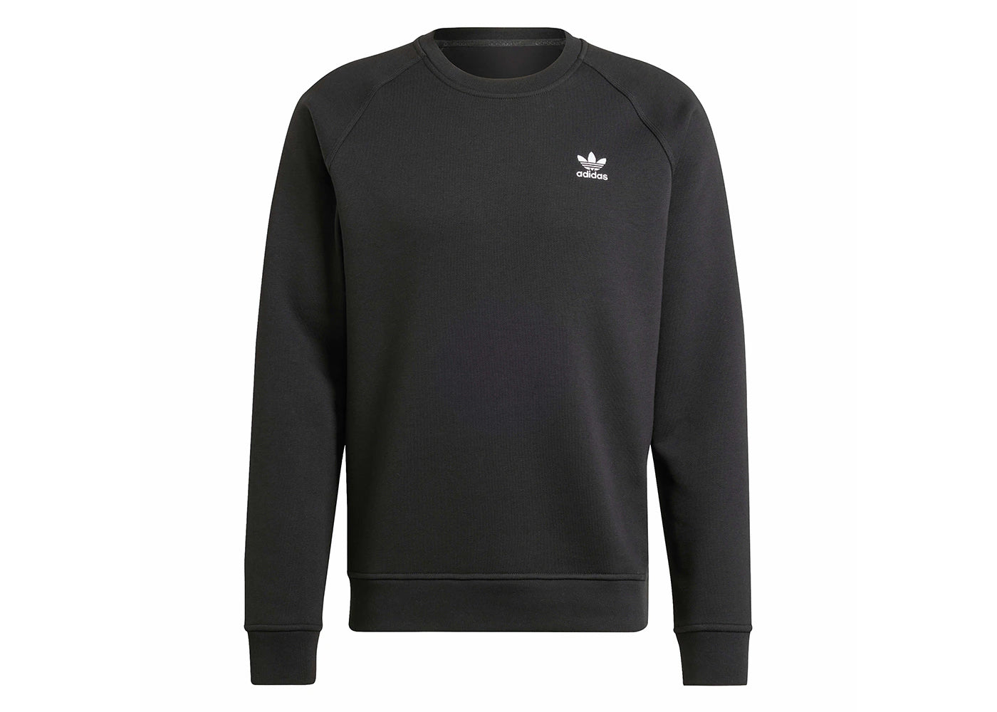 adidas Trefoil Essentials Crew Sweatshirt Black