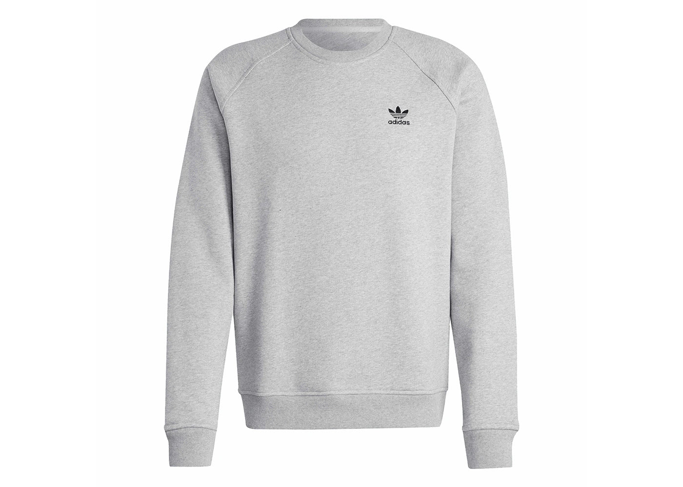 adidas Trefoil Essentials Crew Sweatshirt Medium Grey Heather
