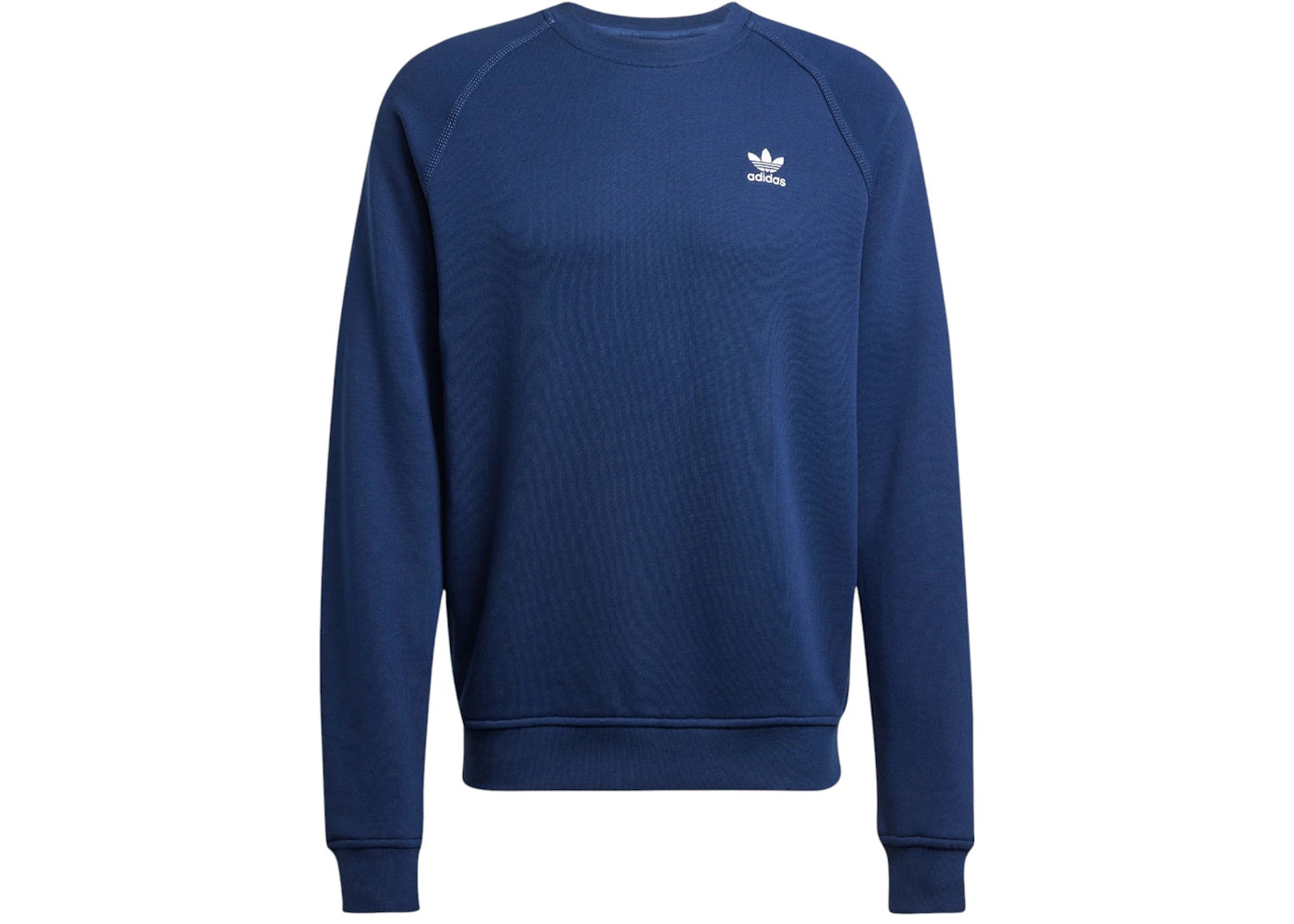 adidas Trefoil Essentials French Terry Crew Sweatshirt Night Indigo