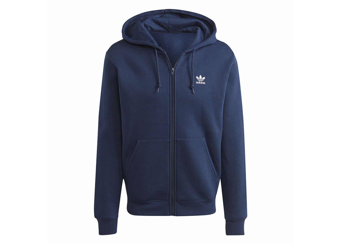 adidas Trefoil Essentials Full-Zip Hoodie Night Indigo
