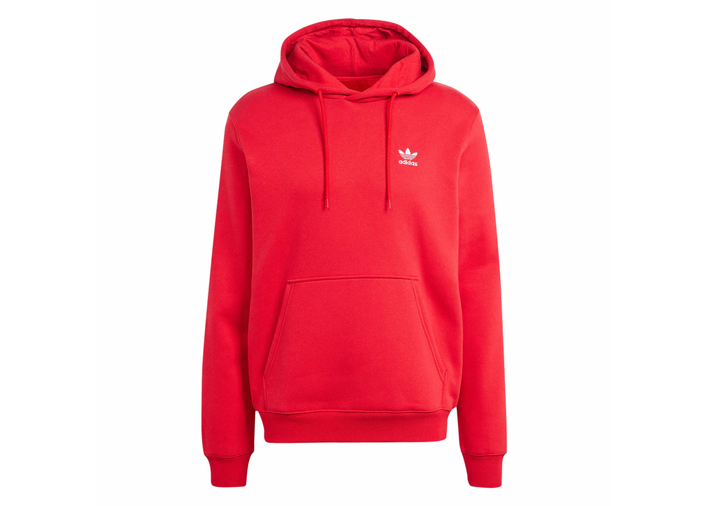 adidas Trefoil Essentials Hoodie Better Scarlet