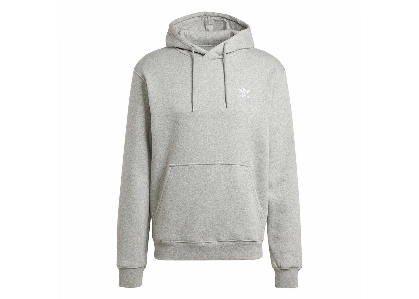 adidas Trefoil Essentials Hoodie Medium Grey Heather