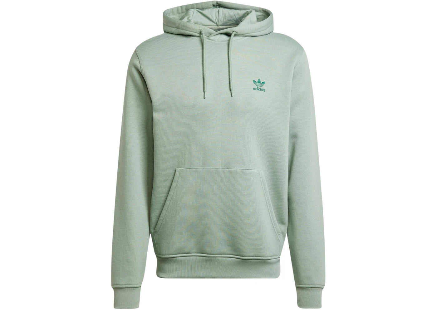 adidas Trefoil Essentials Hoodie Silver Green
